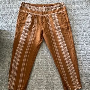 Free people cropped cotton pants